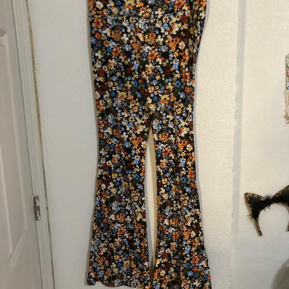 No Boundaries Floral Print Leggings - Multicolor